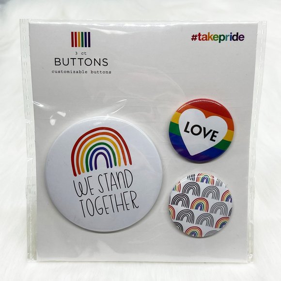 Target Jewelry 525 Target Pride We Stand Together Love Rainbow Pins
